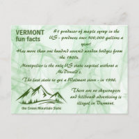 Le Vermont, les faits divertissants de Green Mount
