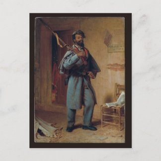 Carte Postale Le vétéran, Wood - Guerre civile Africain-Américai