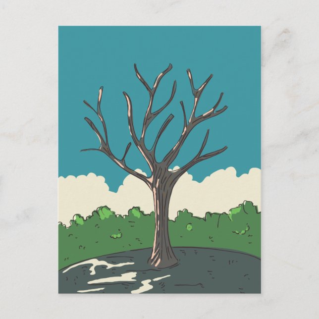 Carte Postale Le Vieil Arbre (Devant)
