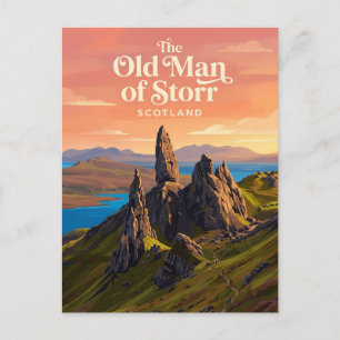 Carte Postale Le vieil homme de Storr Écosse