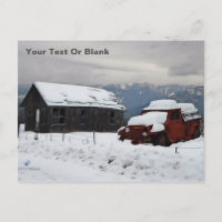 Le vieux camion rouge