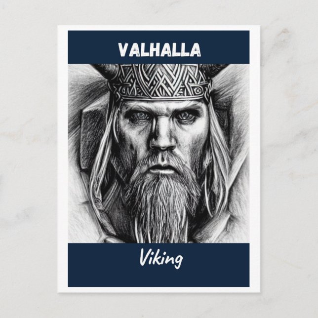 Carte Postale Le Viking de Valhalla (Devant)
