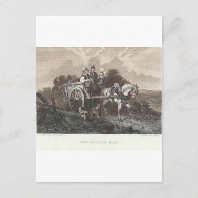 Carte Postale Le Village Beau (Devant)