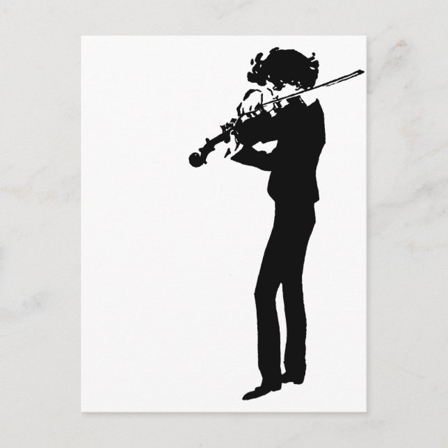 Carte Postale Le violoniste (Devant)