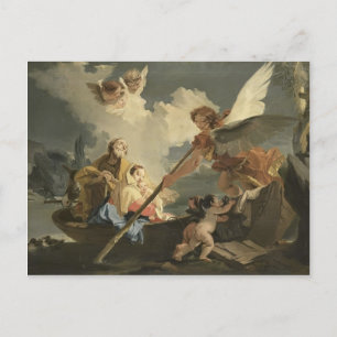 Carte Postale Le vol vers l'Egypte par Giovanni Battista Tiepolo