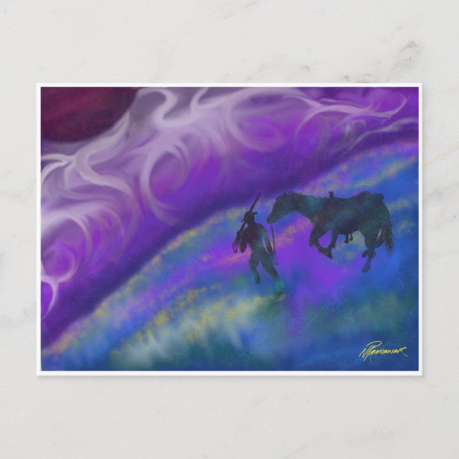 Carte Postale Le voyage à la maison (Devant)