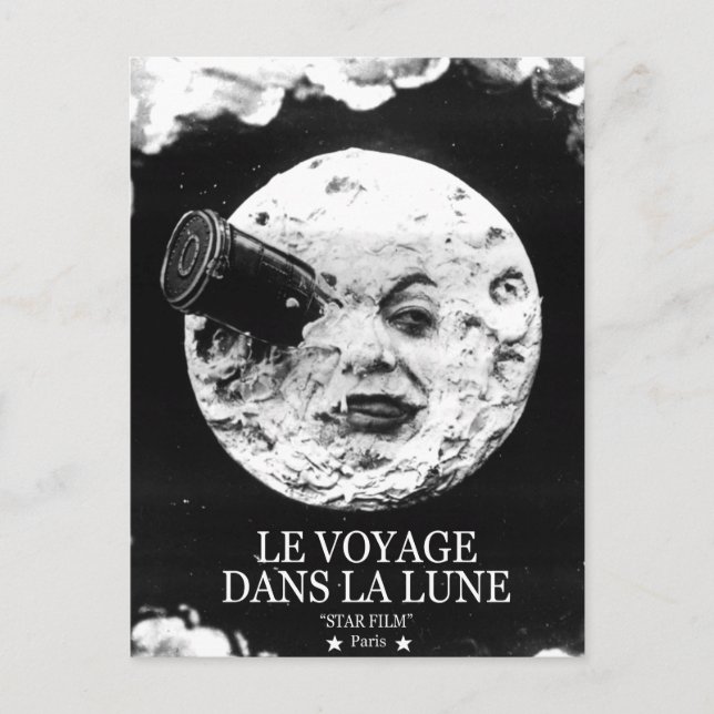 Carte Postale Le Voyage dans la Lune (Devant)