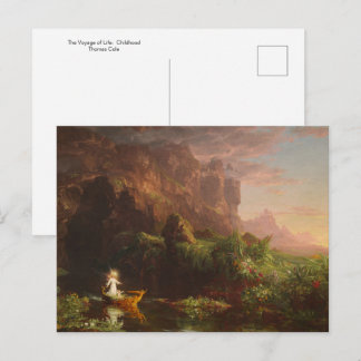 Carte Postale Le Voyage de la vie : Enfance par Thomas Cole Cart