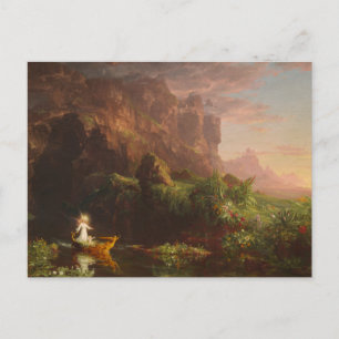 Carte Postale Le voyage de la vie : Enfance par Thomas Cole Post