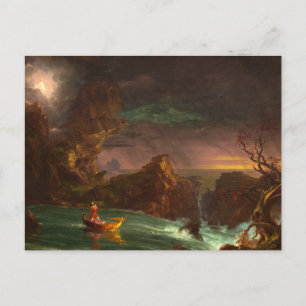 Carte Postale Le voyage de la vie, Manhood de Thomas Cole