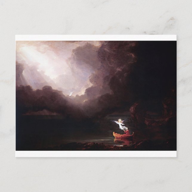 Carte Postale Le voyage de la vie : Vieille par Thomas Cole (Devant)