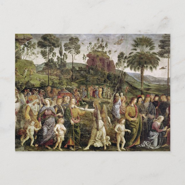 Carte Postale Le voyage de Moïse, vers 1481-83 (Devant)