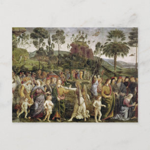 Carte Postale Le voyage de Moïse, vers 1481-83