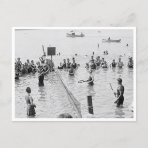 Carte Postale Le Water Tennis