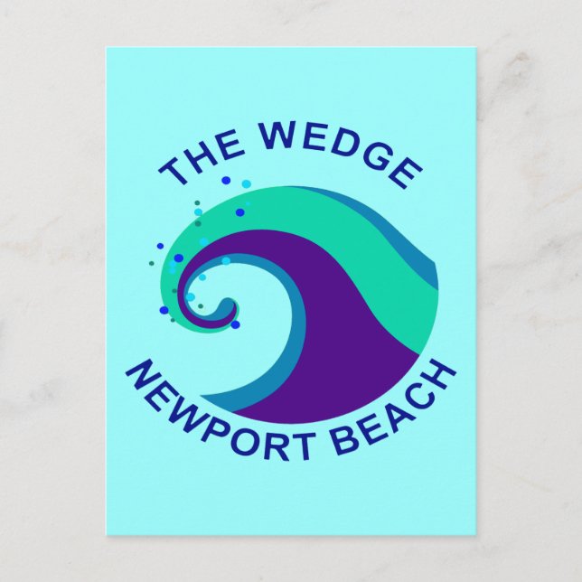 Carte Postale Le Wedge, Newport Beach (Devant)