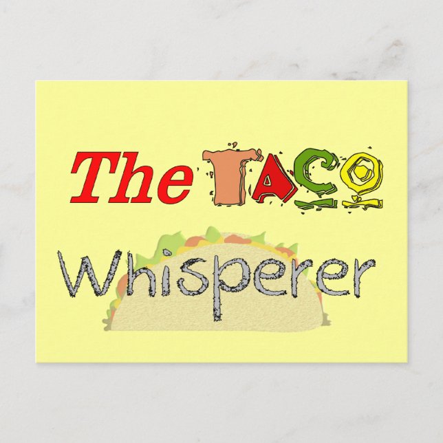 Carte Postale Le Whisperer de Taco (Devant)