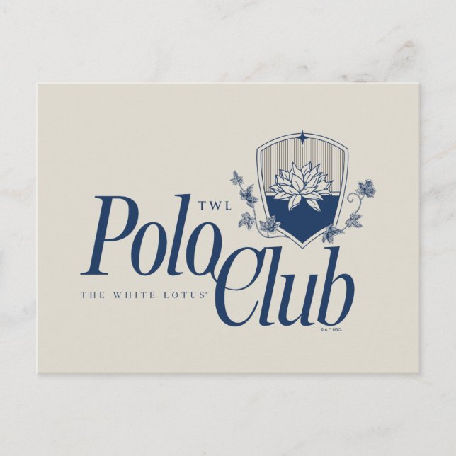 Carte Postale Le White Lotus Polo Club (Devant)