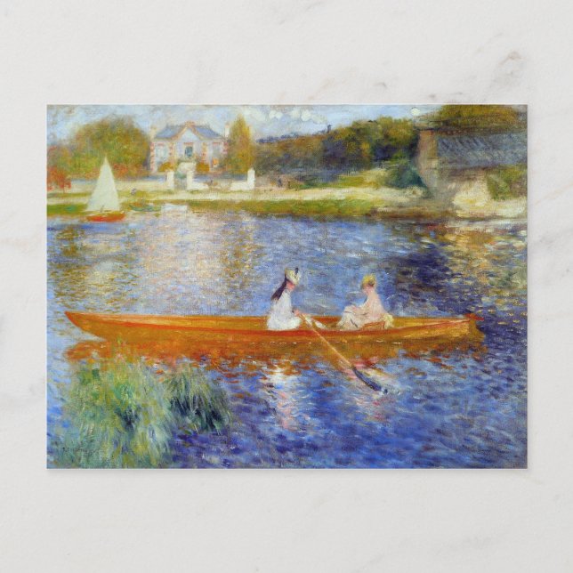 Carte Postale Le Yawl de Pierre-Auguste Renoir (Devant)