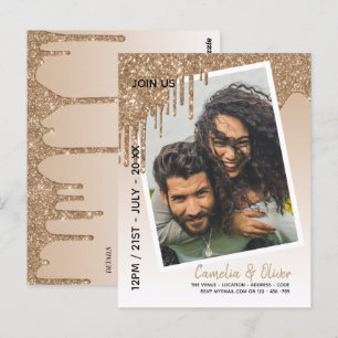 Carte Postale LeahG Parties scintillant Drips Photo Overlay Mari