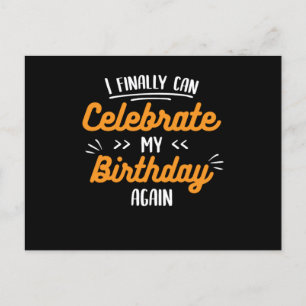 Carte Postale Leap Leap Day Anniversaire Je peux célébrer mon B