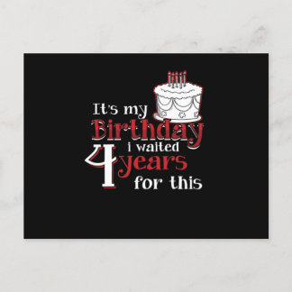 Carte Postale Leaper Leap Year 2020 Leapling Birthday Bday Waite