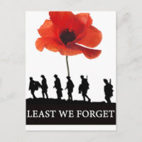 LEAST WE FORGET SOLDIERS MARCHING