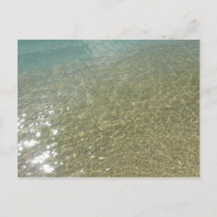 Carte Postale L'eau sur la plage I Photographie Abstraite de la