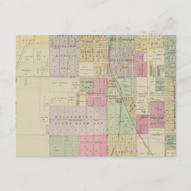 Carte Postale Leavenworth Sud, Kansas (Devant)