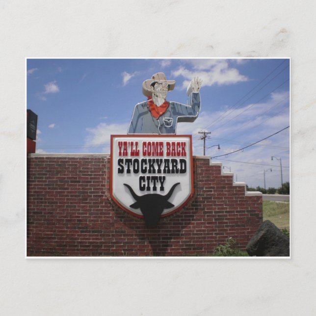 Carte Postale Leaving the Oklahoma (Devant)