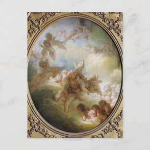 Carte Postale L'échauffement des cupidons, c.1767