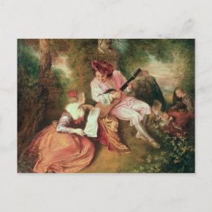 Carte Postale L'échelle de l'amour, 1715-18