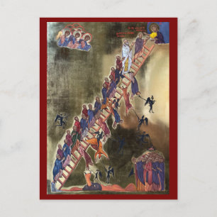 Carte Postale L'échelle de l'icône de l'astre divin