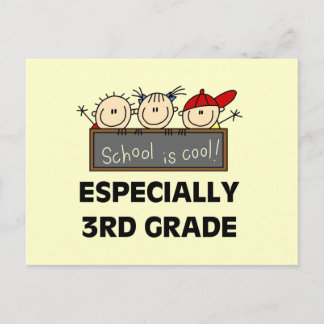 Carte Postale L'école de 3e année est des chemises et des cadeau