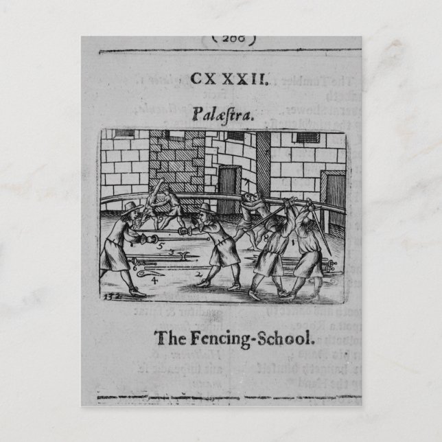 Carte Postale L'école de clôture (Devant)