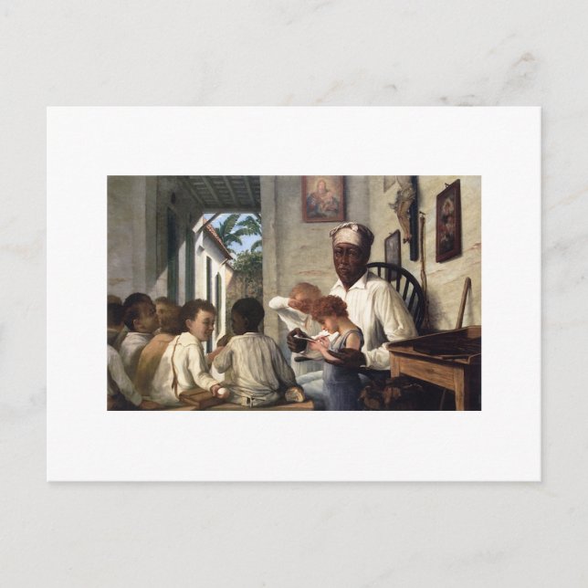 Carte Postale L'école de maître Rafael Cordero (Devant)