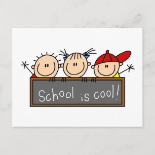Carte Postale L'école est Cool
