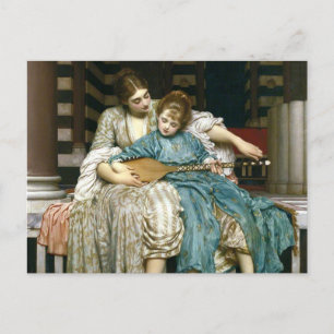 Carte Postale Leçon de musique de Lord Leighton
