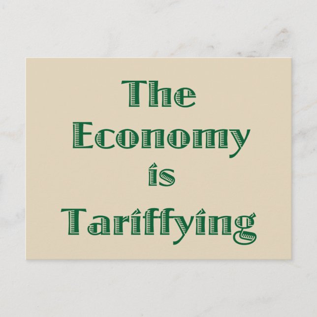 Carte Postale L'économie est à la traîne (Devant)