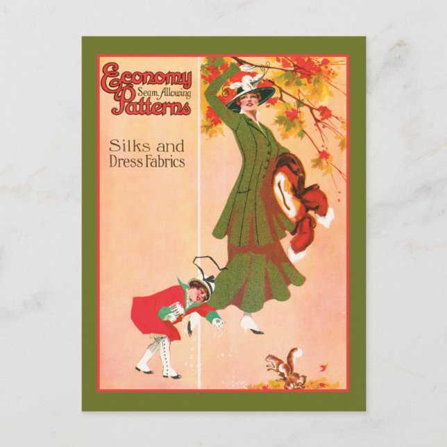 Carte Postale L'économie semble permettre aux Motifs (Devant)