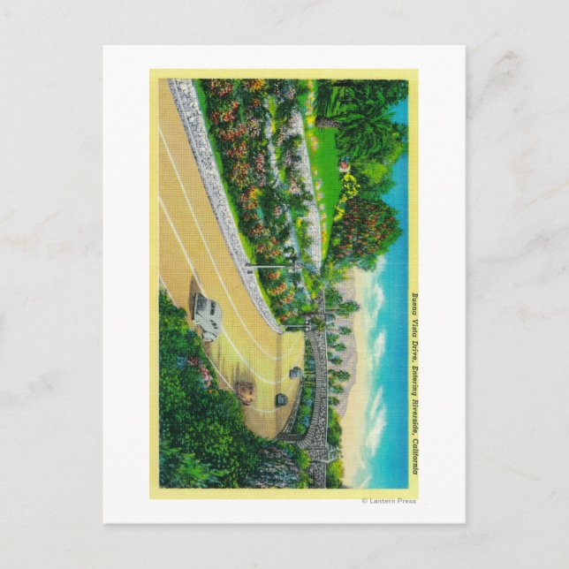 Carte Postale Lecteur Buena Vista, Entrée Riverside (Devant)