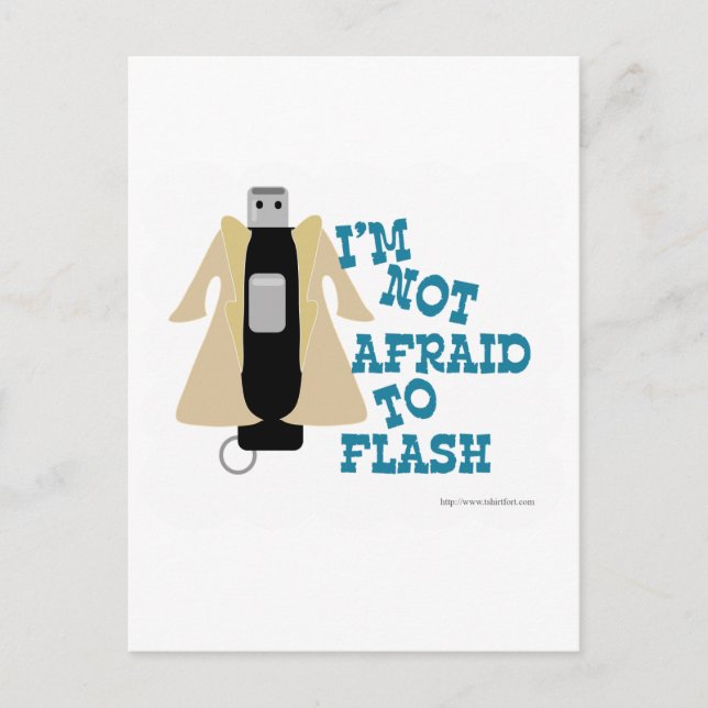 Carte Postale Lecteur clignotant (Devant)