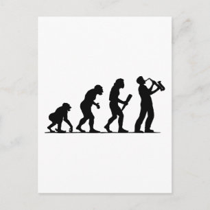 Carte Postale Lecteur saxophone