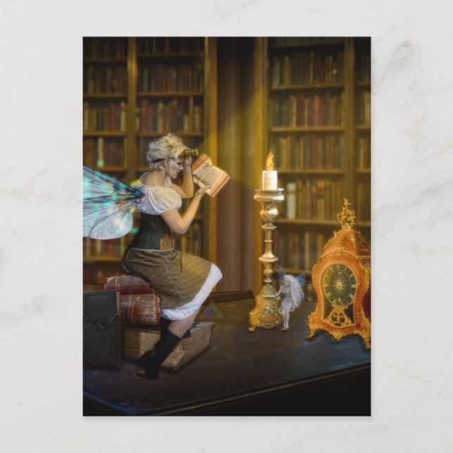 Carte Postale Lecteurs aux chandelles - Customisez-moi ! (Devant)