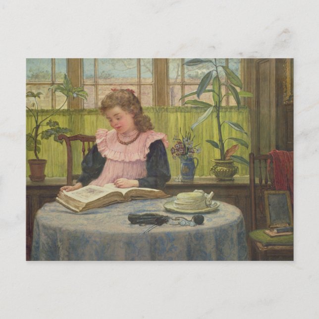 Carte Postale Lecture (Devant)