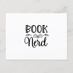 Carte Postale Lecture Art Book Nerd