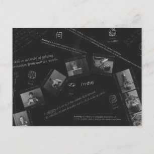 Carte Postale Lecture de la photo