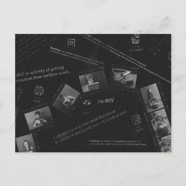 Carte Postale Lecture de la photo (Devant)
