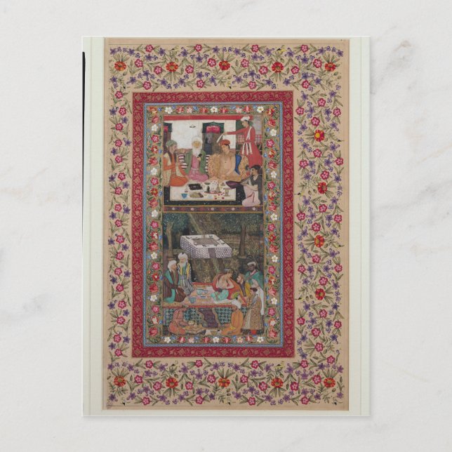 Carte Postale Lecture de Verse et banquet (Devant)