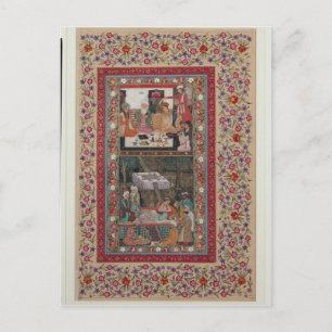 Carte Postale Lecture de Verse et banquet