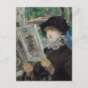 Carte Postale Lecture   Édouard Manet